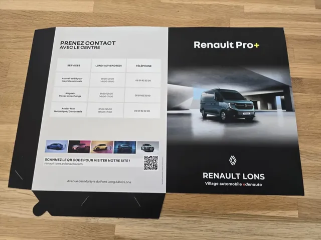 Pochette à rabats réalisée pour Renault Pro+ Lons
